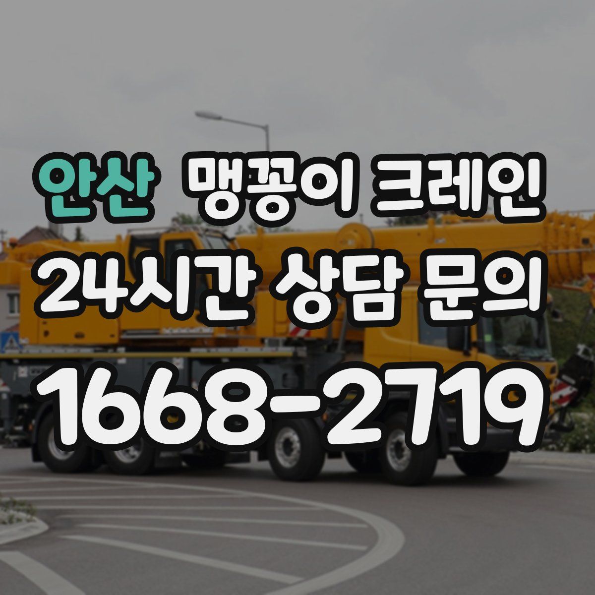 안산 맹꽁이 크레인