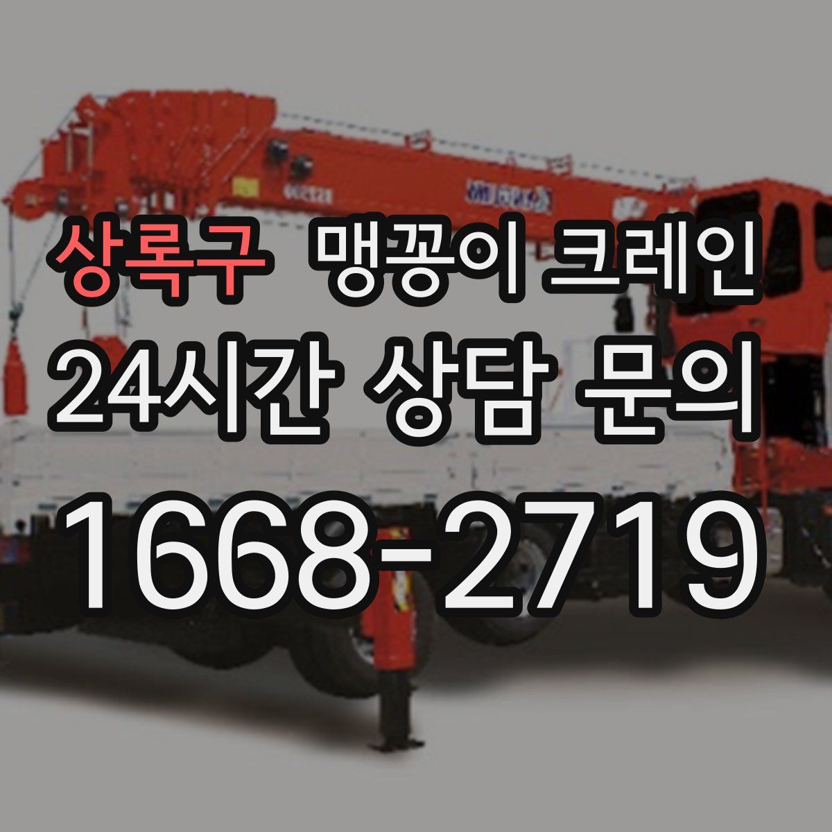 상록구 맹꽁이 크레인