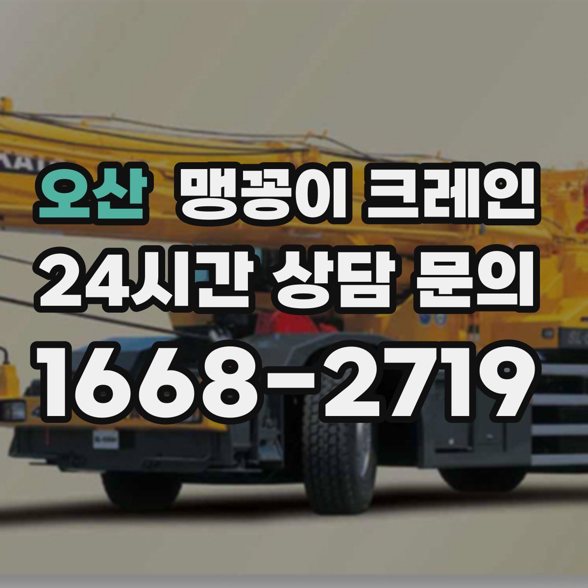 오산 맹꽁이 크레인