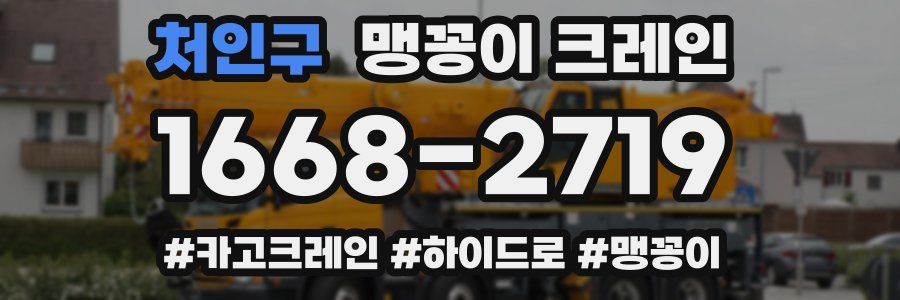 처인구 맹꽁이 크레인