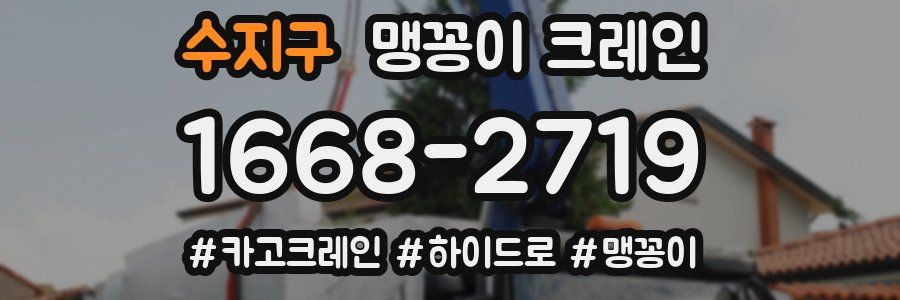 수지구 맹꽁이 크레인