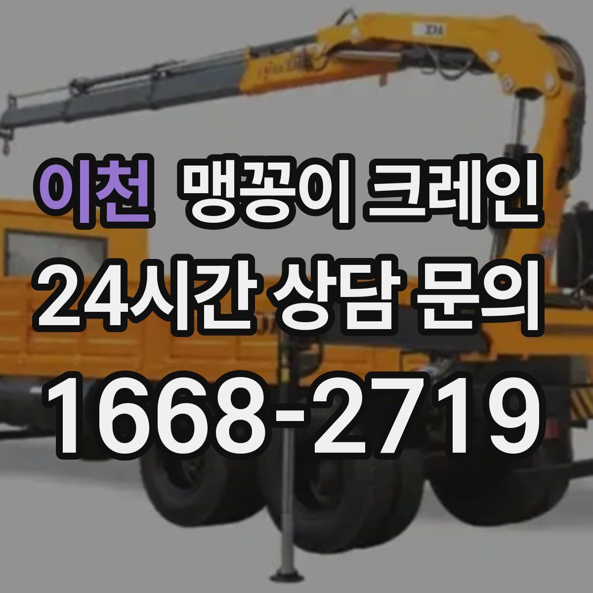 이천 맹꽁이 크레인