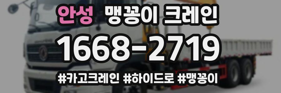 안성 맹꽁이 크레인
