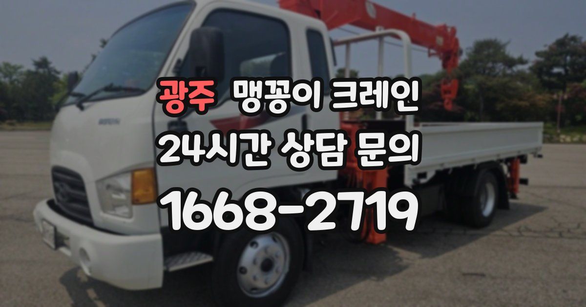 광주 맹꽁이 크레인