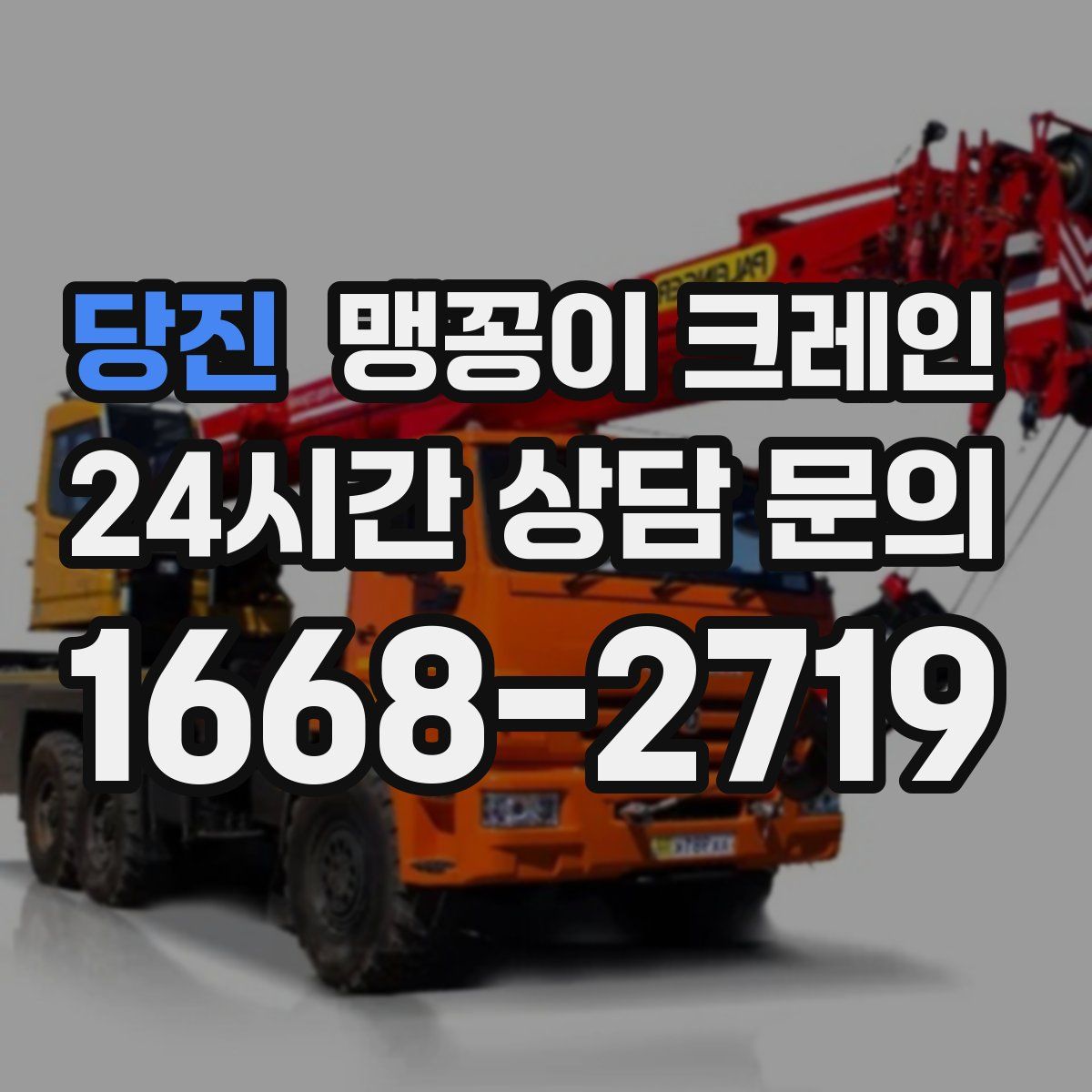당진 맹꽁이 크레인