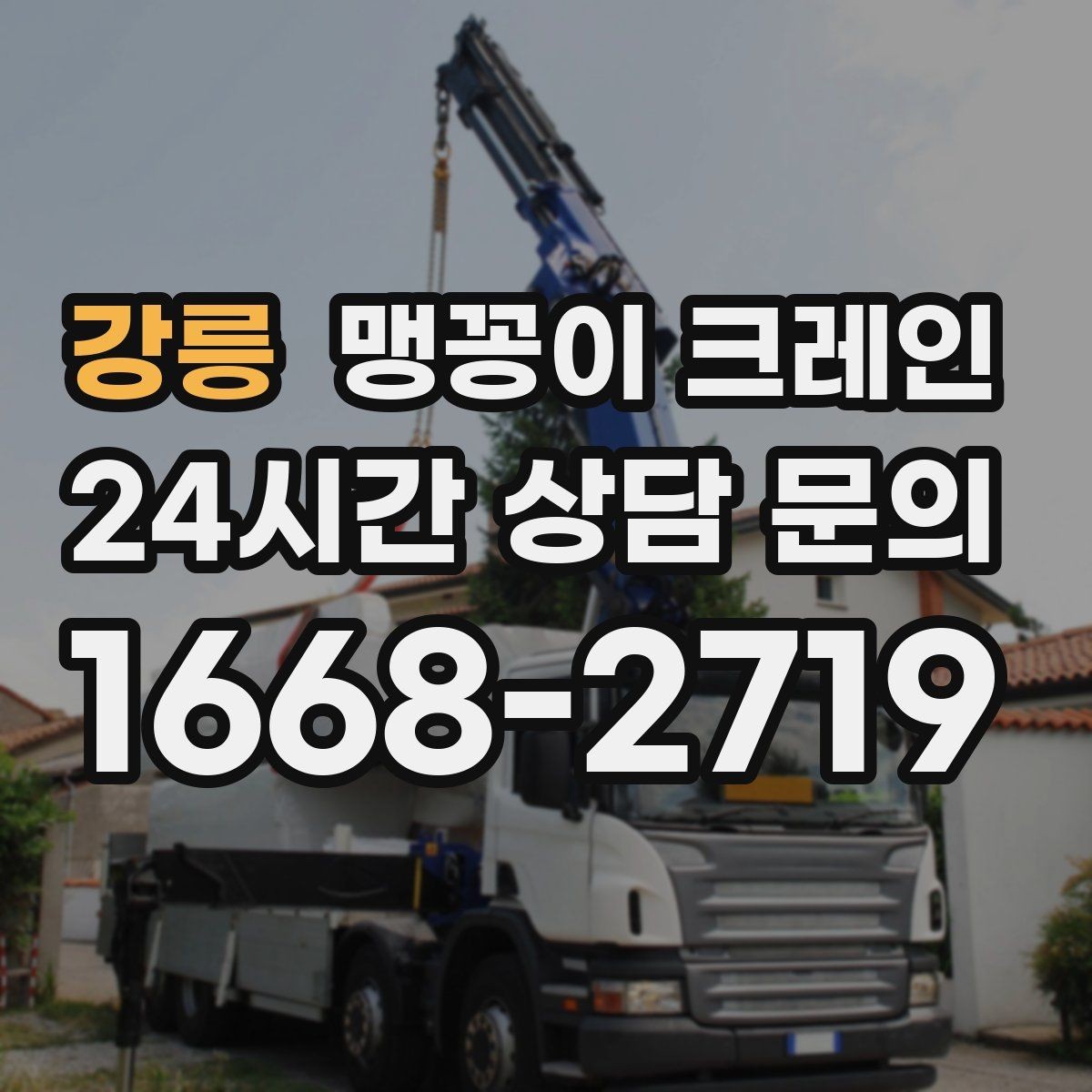 강릉 맹꽁이 크레인 카고 크레인과 어떤 점이 다른가요