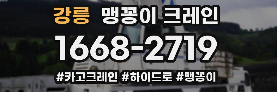 강릉 맹꽁이 크레인