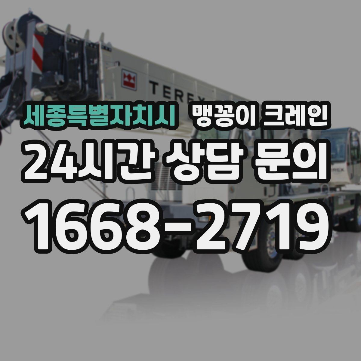 세종특별자치시 맹꽁이 크레인 반나절·종일 작업 선택 기준