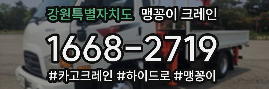 강원특별자치도 맹꽁이 크레인
