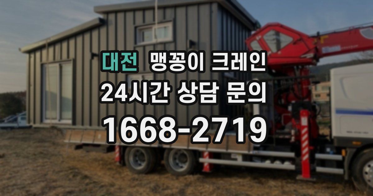 대전 맹꽁이 크레인