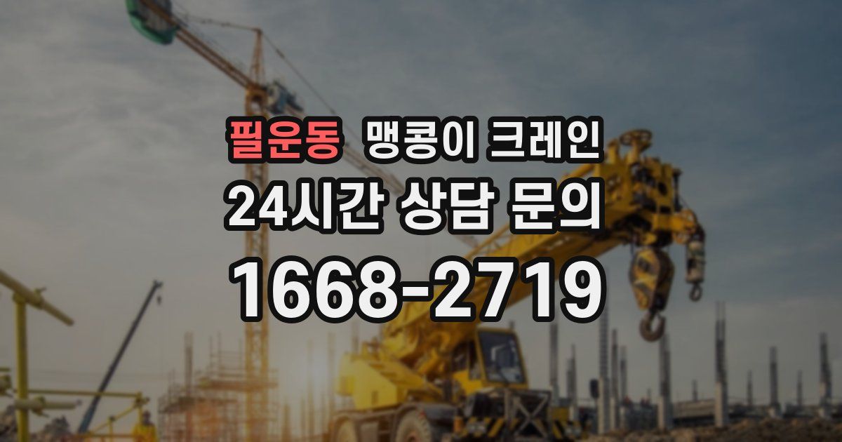 필운동 맹콩이 크레인