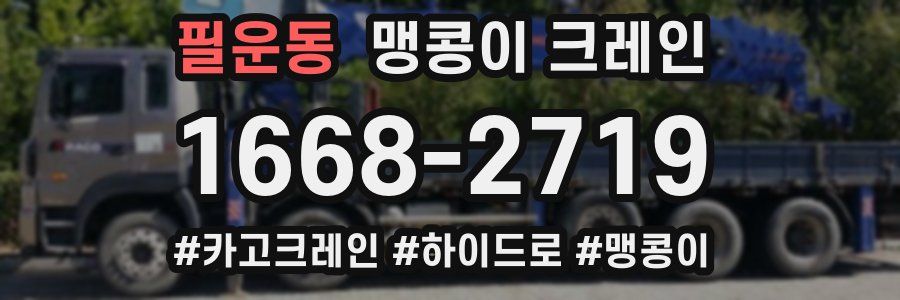 필운동 맹콩이 크레인
