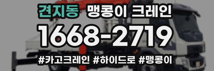 견지동 맹콩이 크레인