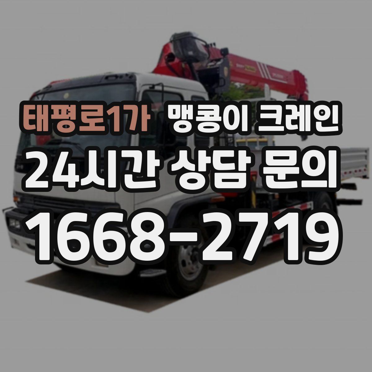 태평로1가 맹콩이 크레인