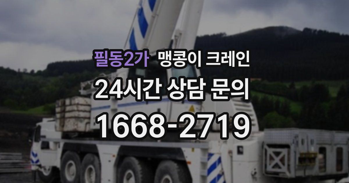 필동2가 맹콩이 크레인