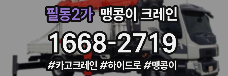필동2가 맹콩이 크레인
