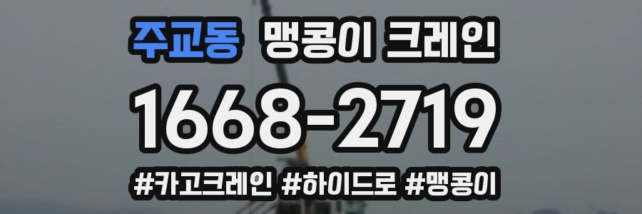 주교동 맹콩이 크레인