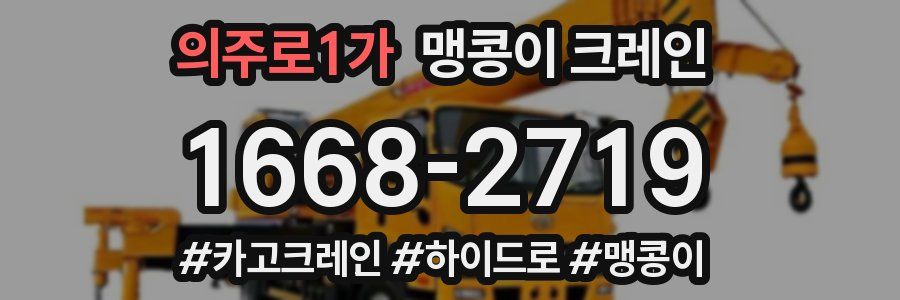 의주로1가 맹콩이 크레인