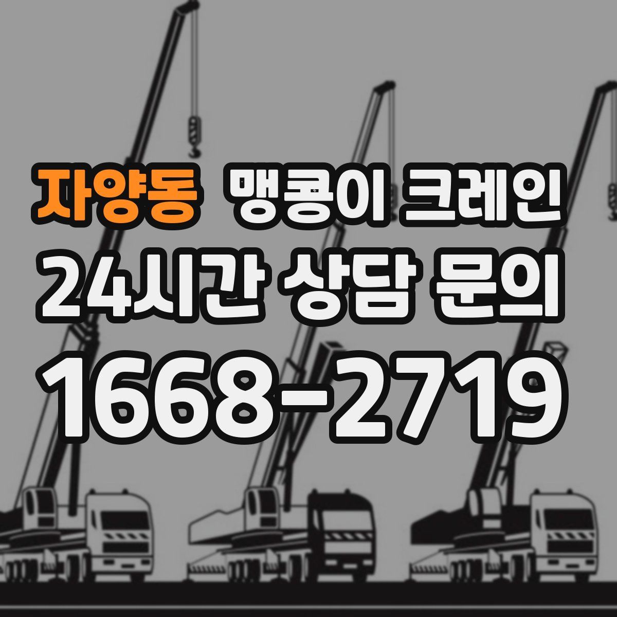 자양동 맹콩이 크레인