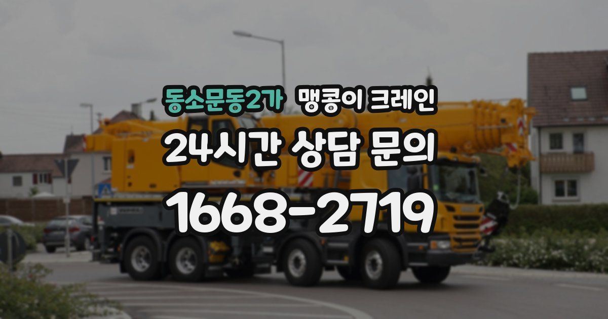 동소문동2가 맹콩이 크레인