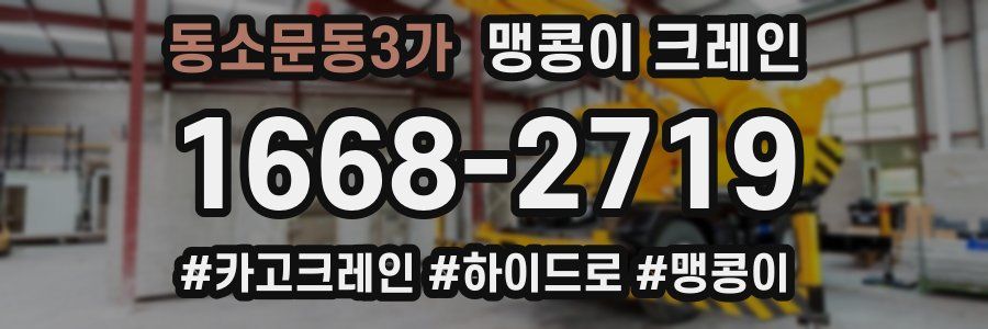 동소문동3가 맹콩이 크레인