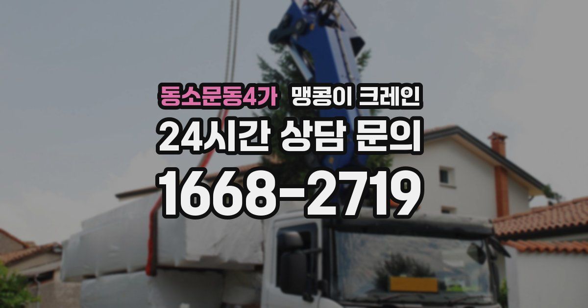 동소문동4가 맹콩이 크레인