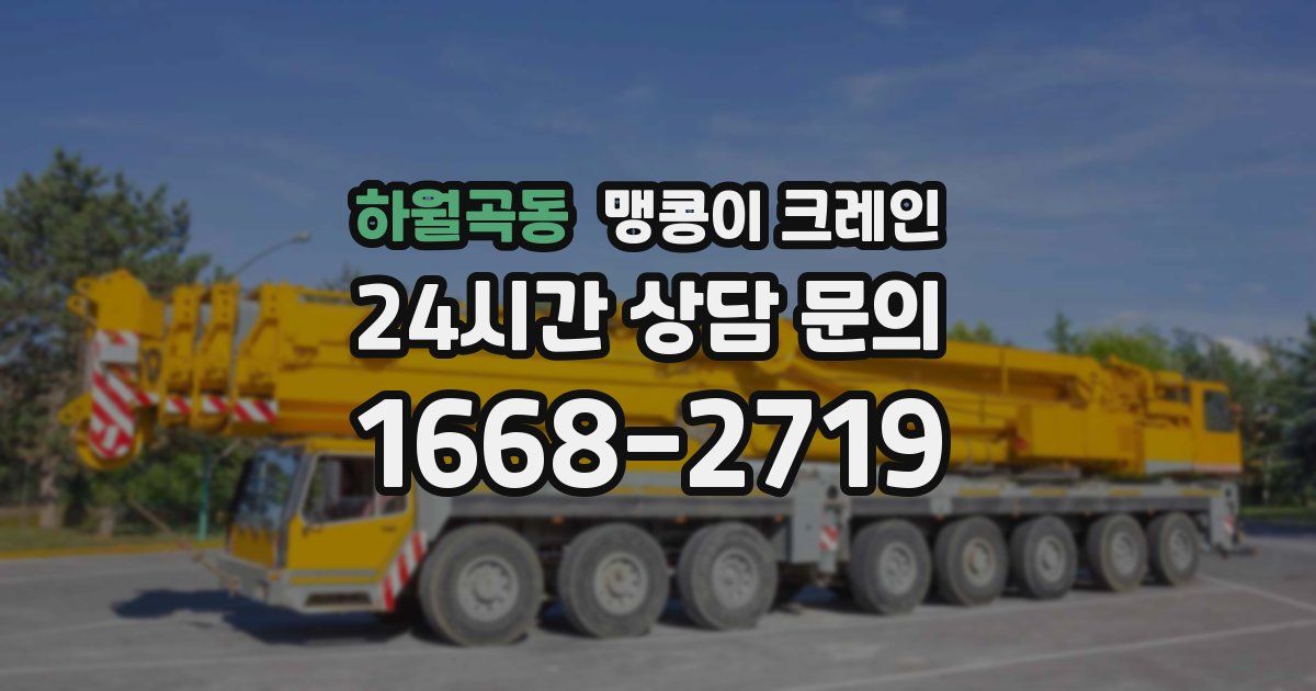 하월곡동 맹콩이 크레인