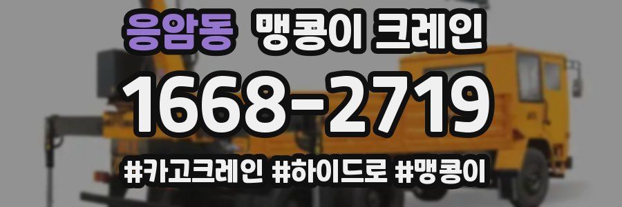 응암동 맹콩이 크레인