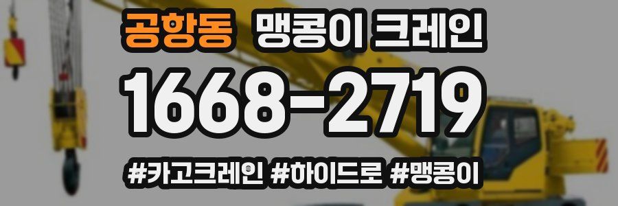 공항동 맹콩이 크레인