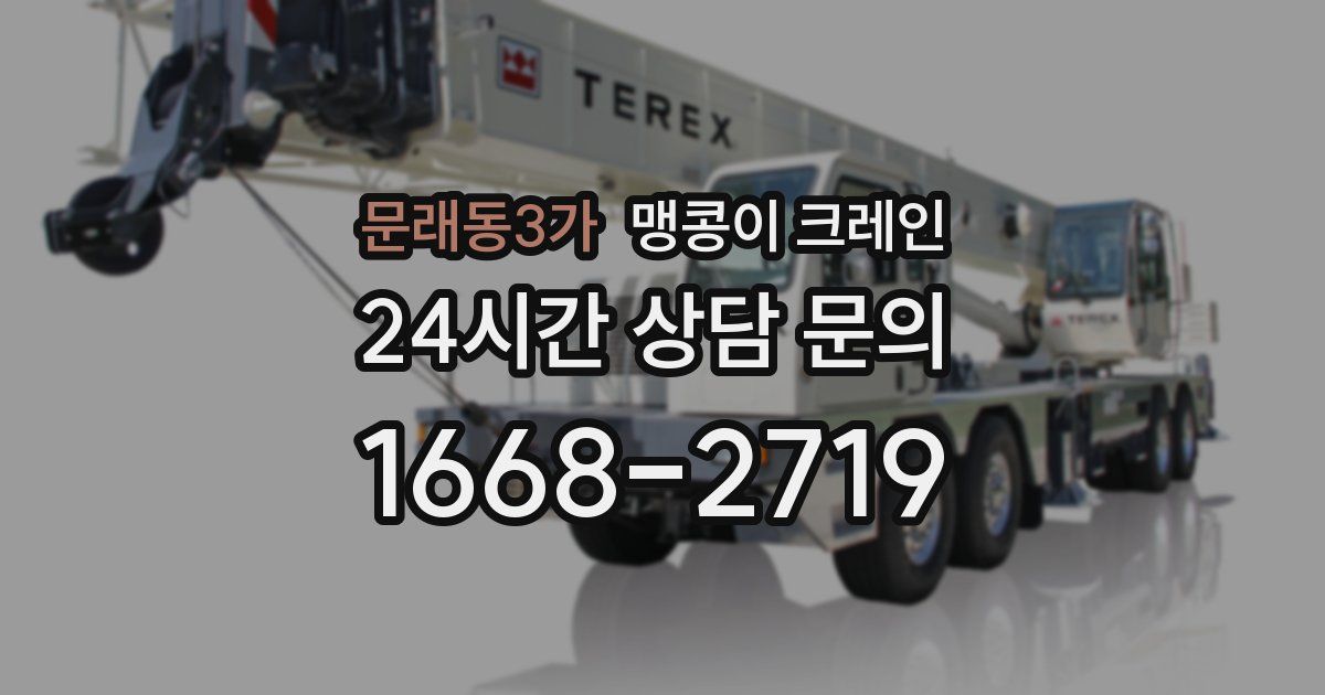 문래동3가 맹콩이 크레인
