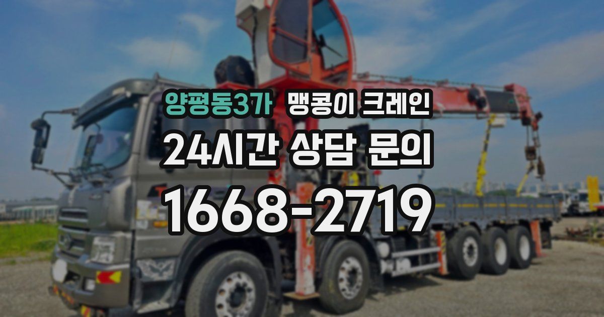 양평동3가 맹콩이 크레인