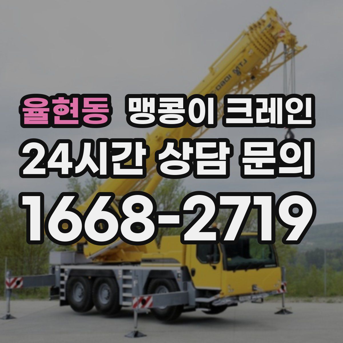 율현동 맹콩이 크레인