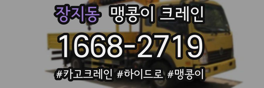 장지동 맹콩이 크레인