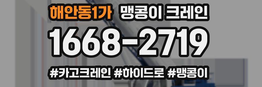 해안동1가 맹콩이 크레인