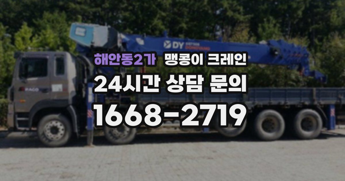 해안동2가 맹콩이 크레인
