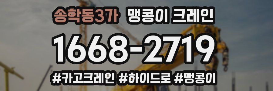 송학동3가 맹콩이 크레인
