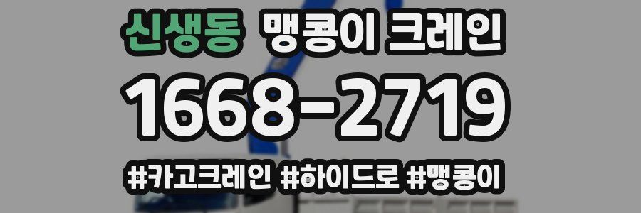 신생동 맹콩이 크레인