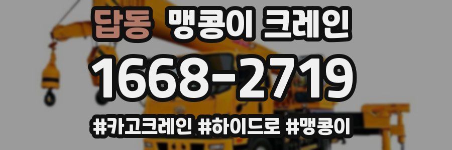 답동 맹콩이 크레인