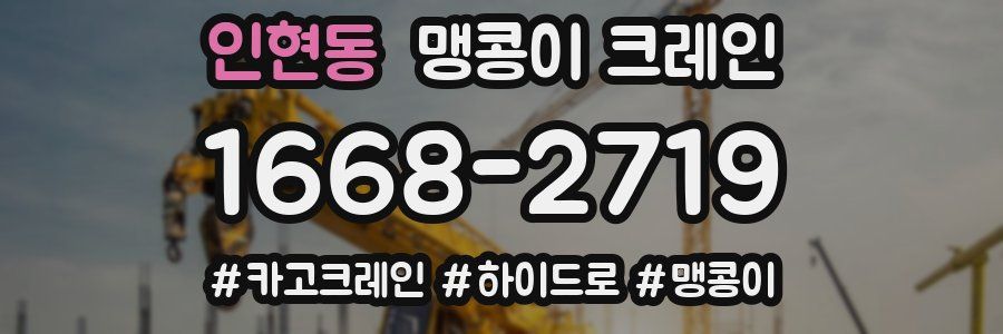 인현동 맹콩이 크레인