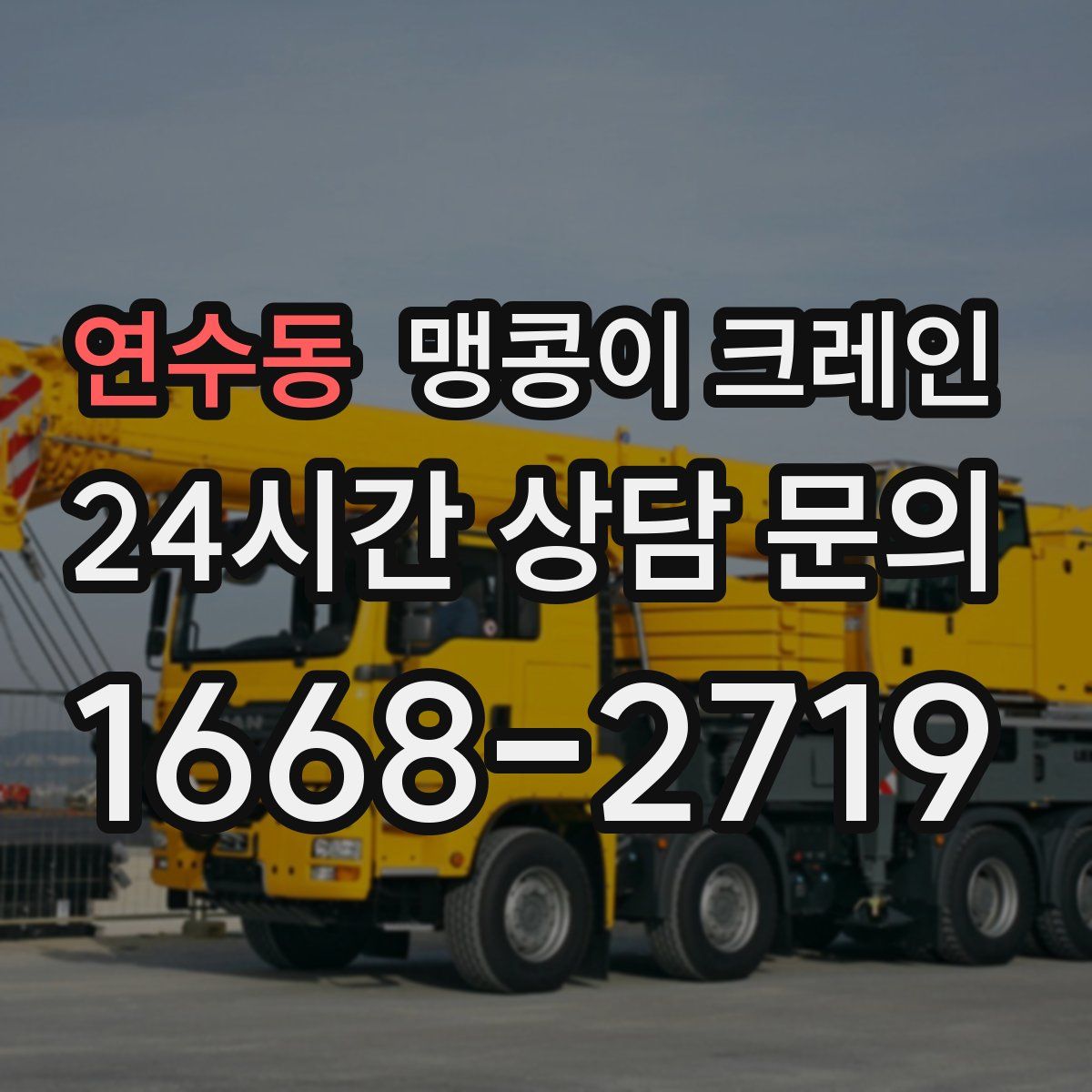 연수동 맹콩이 크레인