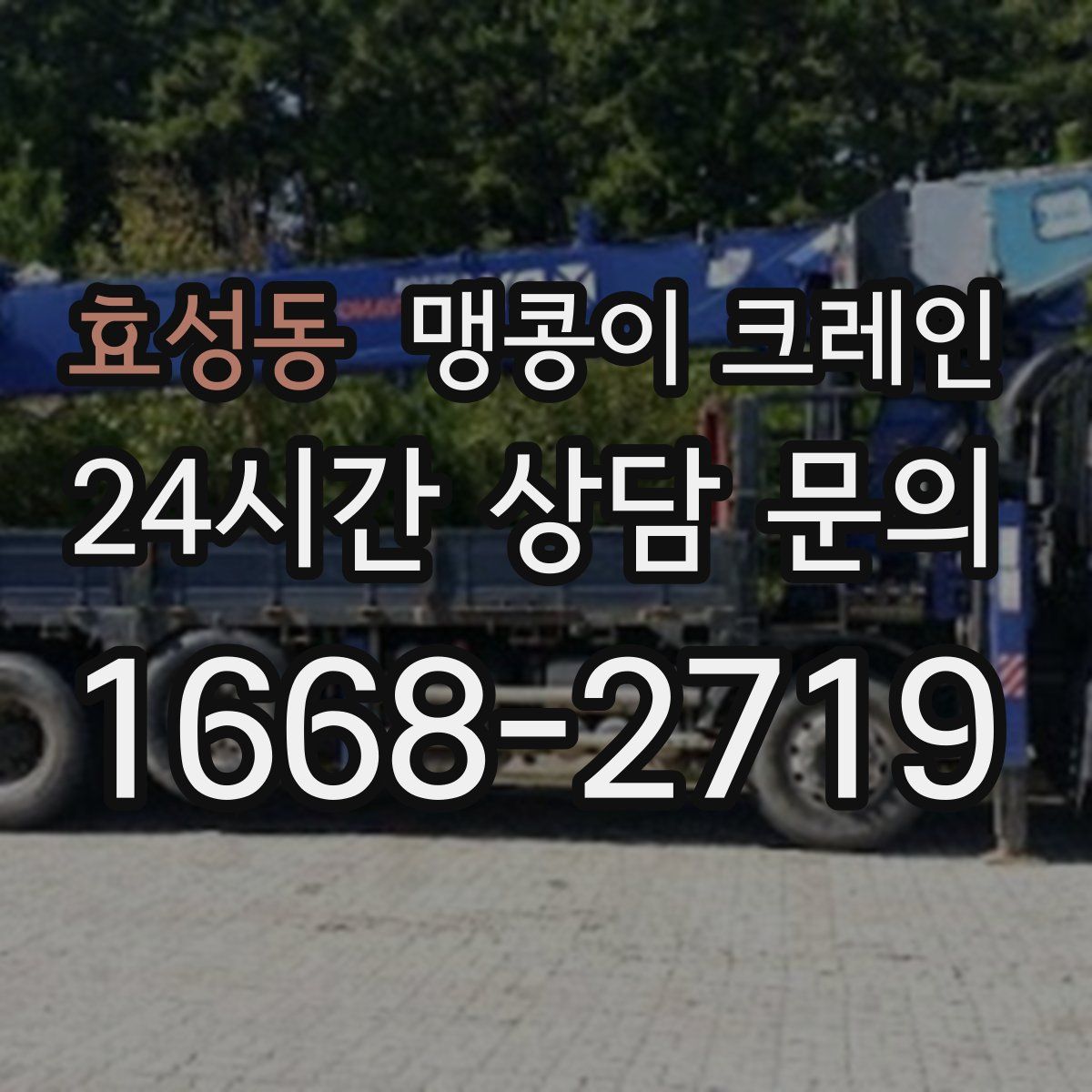 효성동 맹콩이 크레인