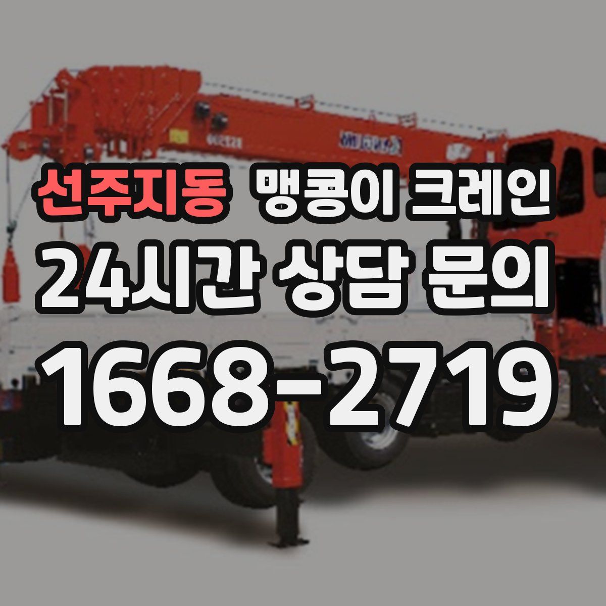 선주지동 맹콩이 크레인