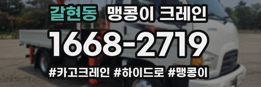 갈현동 맹콩이 크레인