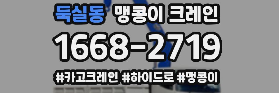 둑실동 맹콩이 크레인