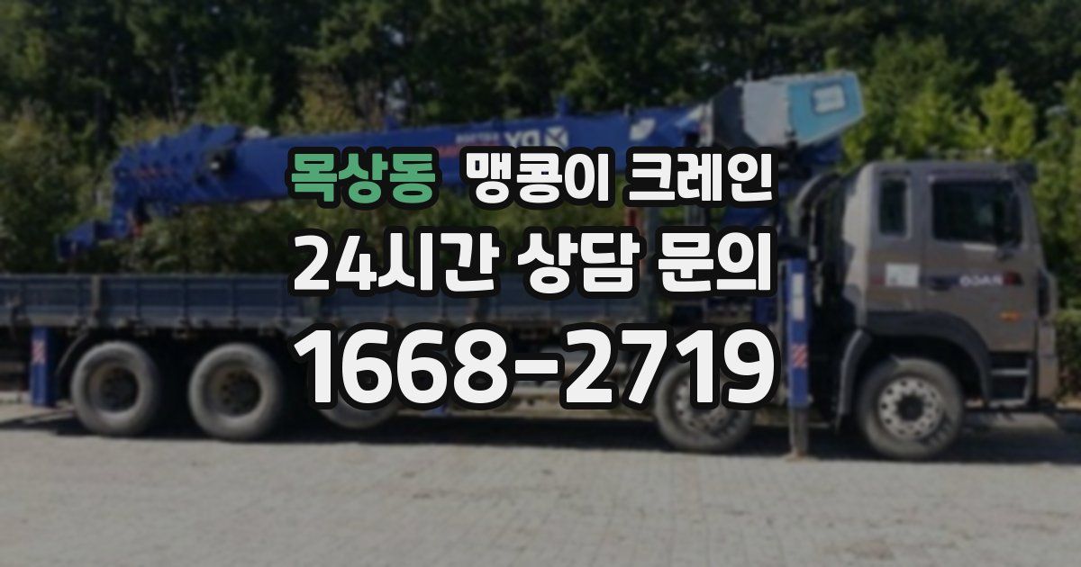 목상동 맹콩이 크레인