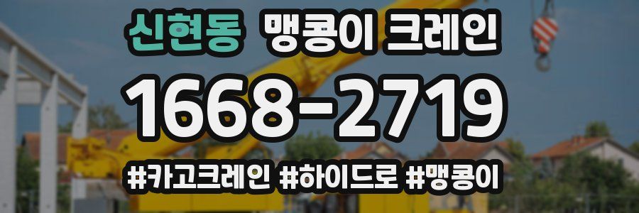 신현동 맹콩이 크레인