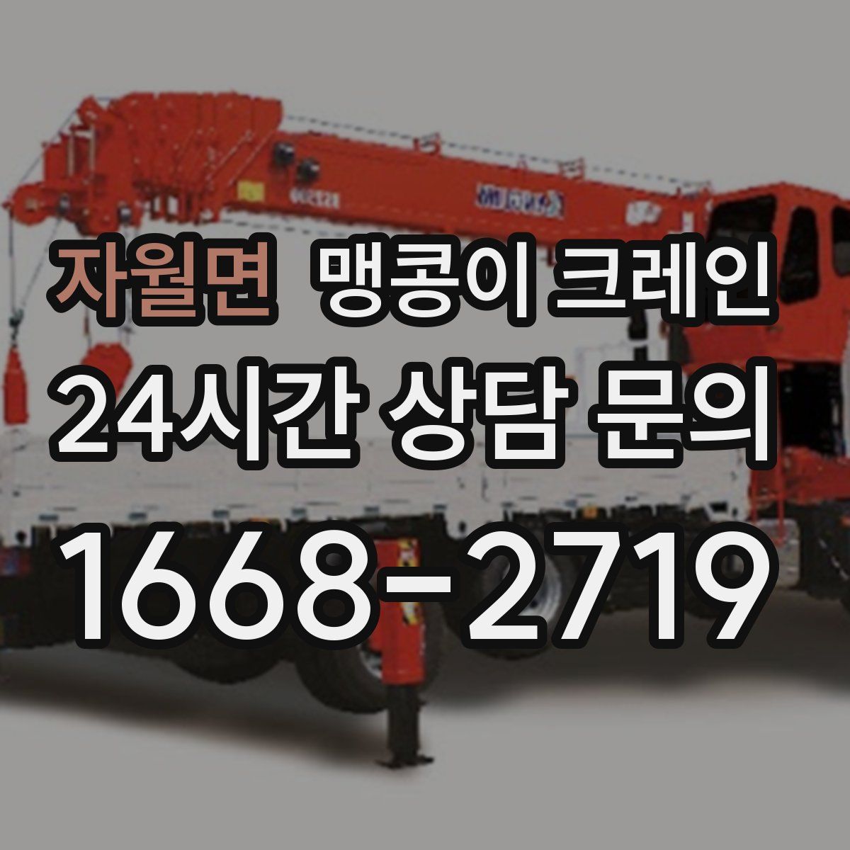 자월면 맹콩이 크레인
