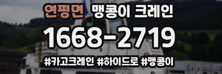 연평면 맹콩이 크레인