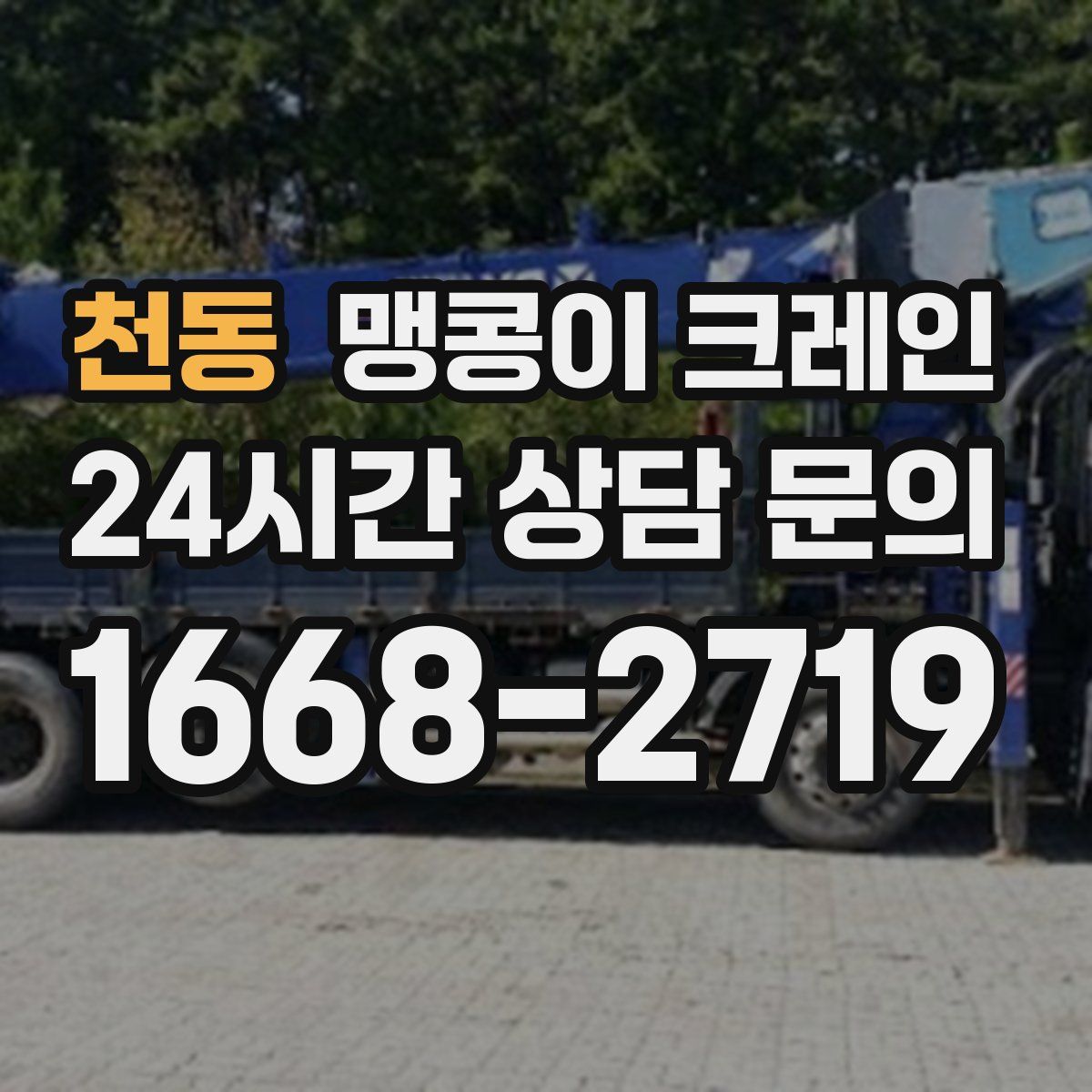 천동 맹콩이 크레인