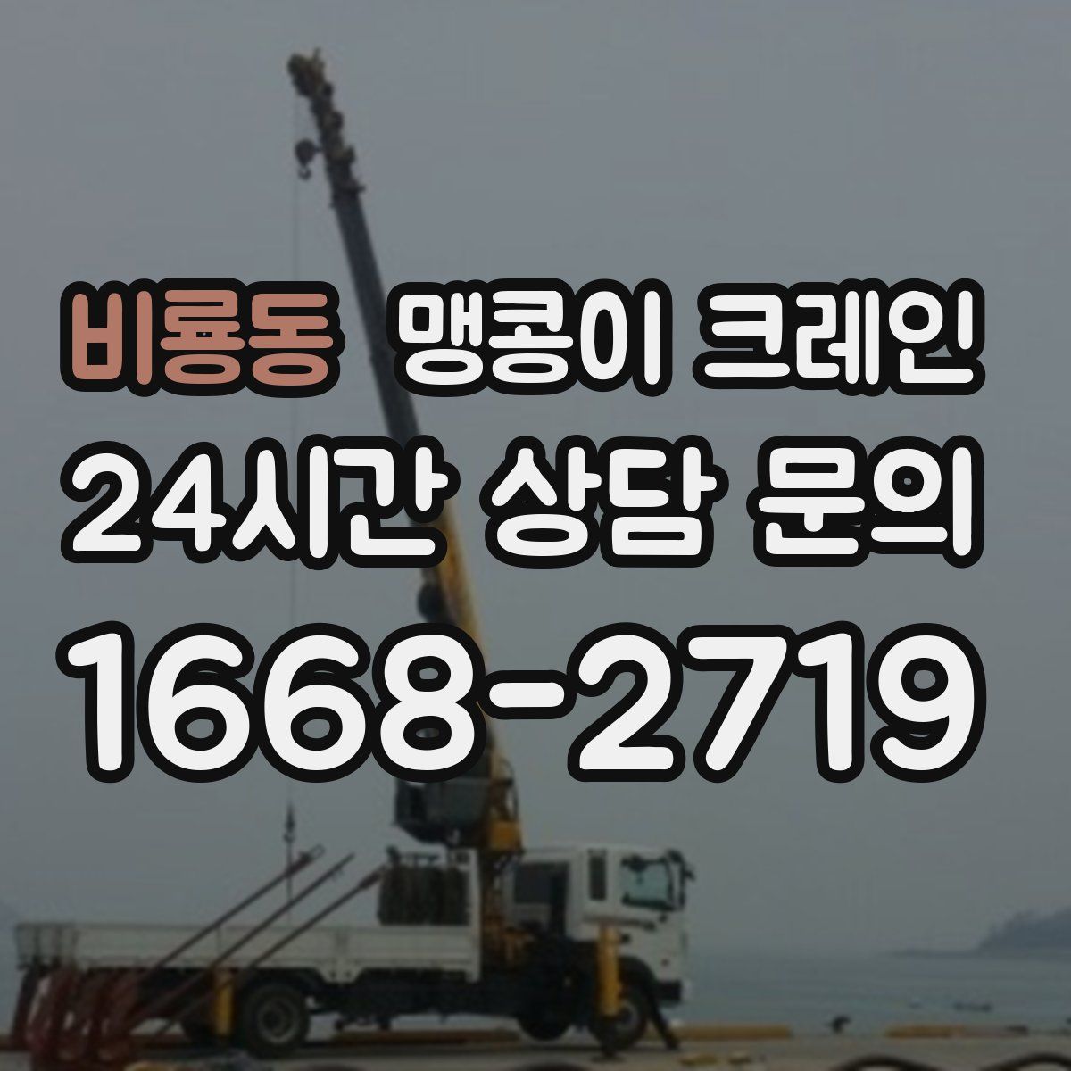 비룡동 맹콩이 크레인